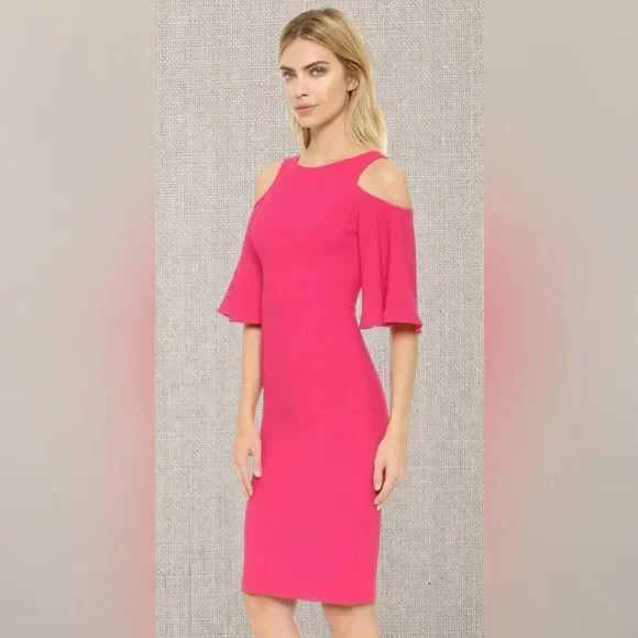 Black Halo Adera Cold Shoulder Dress